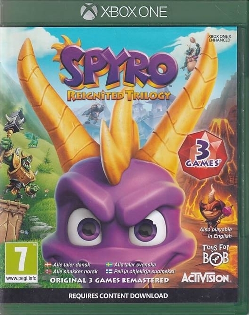 Spyro - Reignited Trilogy - Xbox One Spil (B-Grade) (Genbrug)